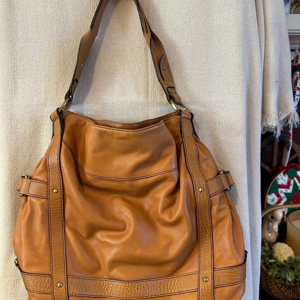 Y2K Kenneth Cole Leather Hobo Bag